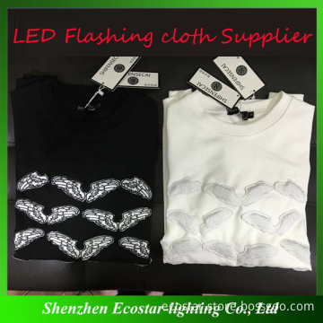 Cheap Custom LED Light-Tshirt with Low MOQ